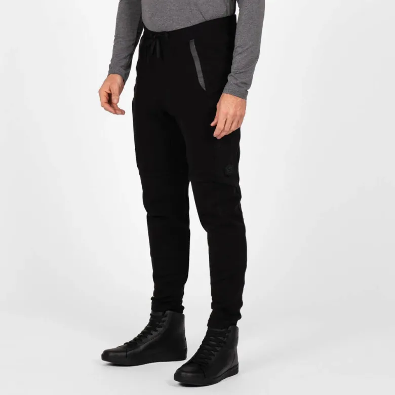 Jeansy motocyklowe KNOX SHIELD JOGGING BLACK czarny