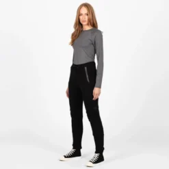 Jeansy motocyklowe KNOX SHIELD JOGGING BLACK czarny