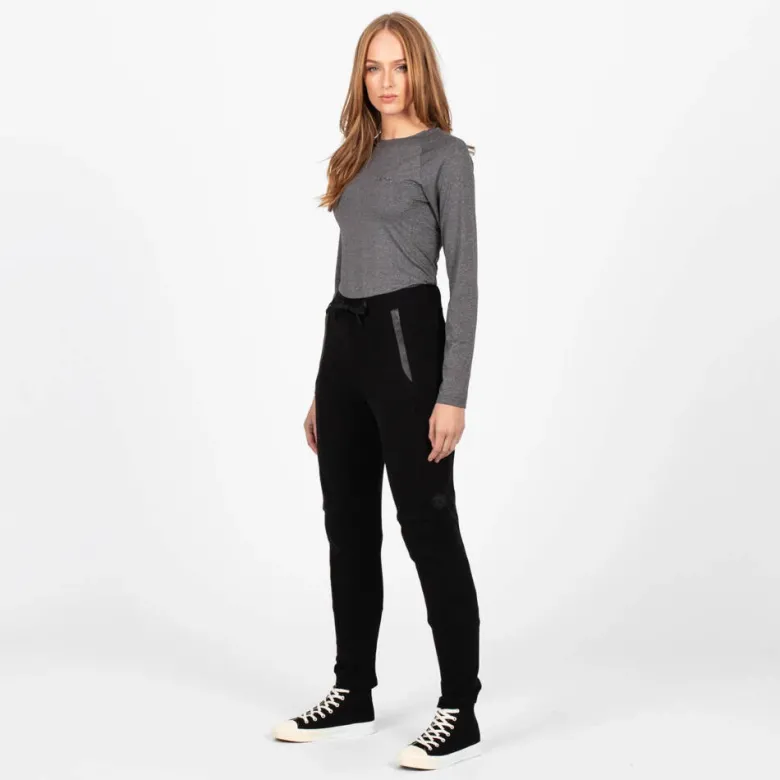 Jeansy motocyklowe KNOX SHIELD JOGGING BLACK czarny