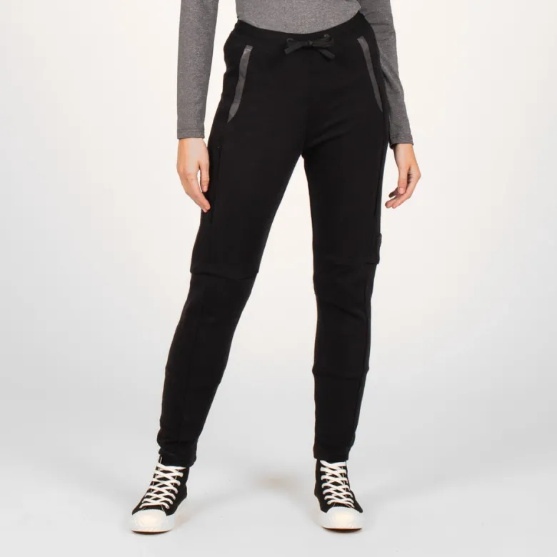 Jeansy motocyklowe KNOX SHIELD JOGGING BLACK czarny