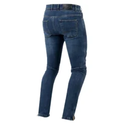 Jeansy motocyklowe OZONE HORNET II WASHED BLUE niebieski