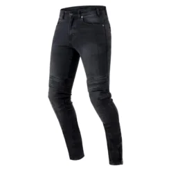 Jeansy motocyklowe OZONE HORNET II WASHED czarny