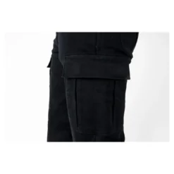 Jeansy motocyklowe OZONE SHADOW II BLACK czarny