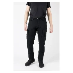 Jeansy motocyklowe OZONE SHADOW II BLACK czarny