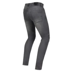 Jeansy motocyklowe OZONE STRIKER SLIM FIT WASHED GREY szary