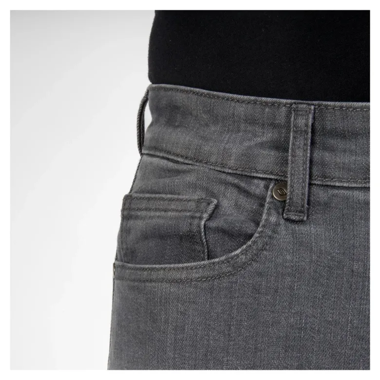 Jeansy motocyklowe OZONE STRIKER REGULAR WASHED GREY szary