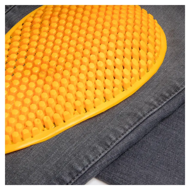 Jeansy motocyklowe OZONE STRIKER REGULAR WASHED GREY szary