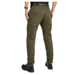 Jeansy motocyklowe PANDO MOTO MARK AAA OLIVE zielony
