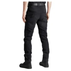 Jeansy motocyklowe PANDO MOTO BOSS DYN BLACK czarny