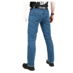 Jeansy motocyklowe PANDO MOTO JAMES REGULAR BLUE niebieski