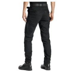 Jeansy motocyklowe PANDO MOTO MARK KEV BLACK czarny