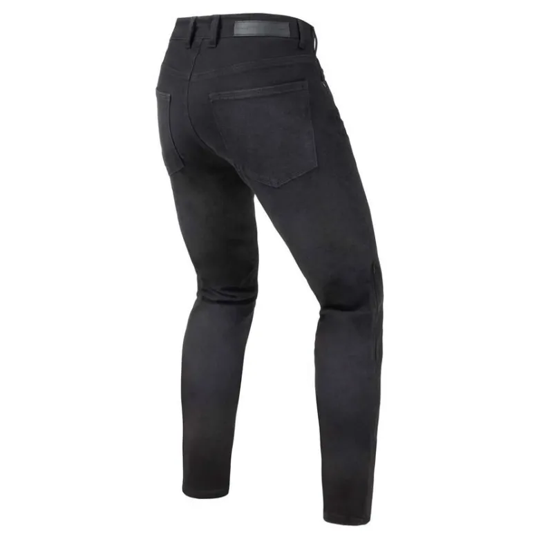 Jeansy motocyklowe REBELHORN CLASSIC III SLIM FIT WASHED BLACK czarny