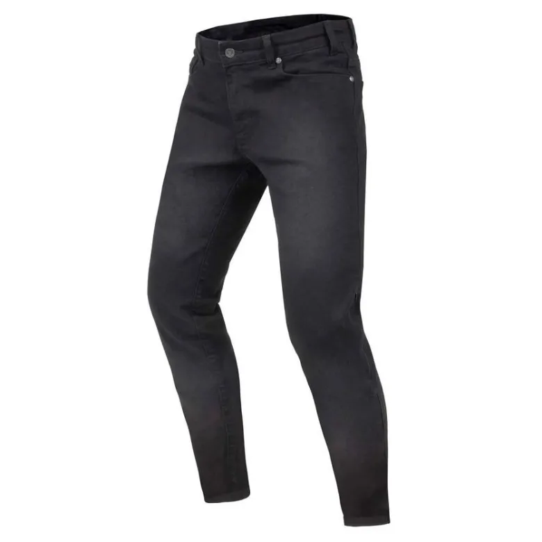 Jeansy motocyklowe REBELHORN CLASSIC III SLIM FIT WASHED BLACK czarny