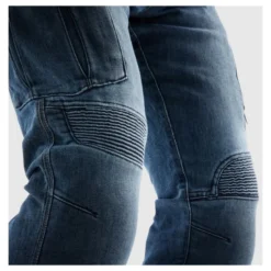 Jeansy motocyklowe REBELHORN VANDAL MONOLAYER WASHED BLUE niebieski