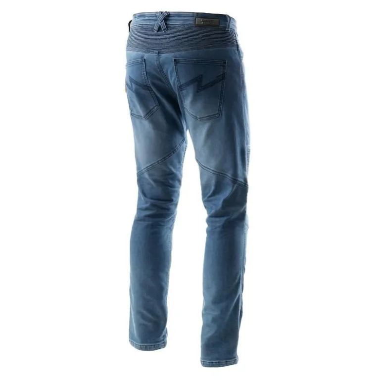 Jeansy motocyklowe REBELHORN REVOLT MONOLAYER WASHED BLUE niebieski