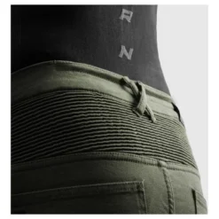 Jeansy motocyklowe REBELHORN FASTER OLIVE GREEN zielony