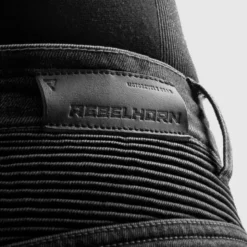 Jeansy motocyklowe REBELHORN EAGLE 4 SLIM BLACK czarny