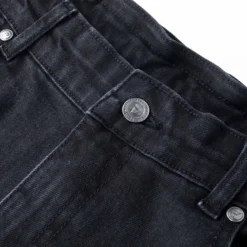 Jeansy motocyklowe REBELHORN HAWK III REGULAR FIT WASHED BLACK czarny