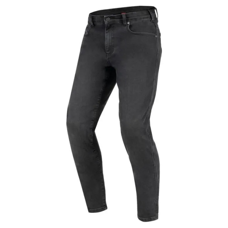 Jeansy motocyklowe REBELHORN NOMAD TAPERED FIT WASHED BLACK czarny