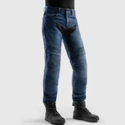 Jeansy motocyklowe REBELHORN EAGLE 4 REGULAR WASHED BLUE niebieski