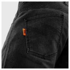 Jeansy motocyklowe REBELHORN REVOLT MONOLAYER BLACK czarny