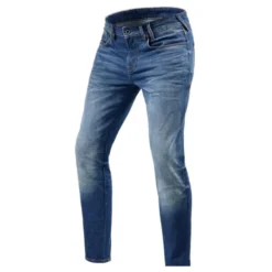 Jeansy motocyklowe REVIT CARLIN SK MEDIUM BLUE USED niebieski