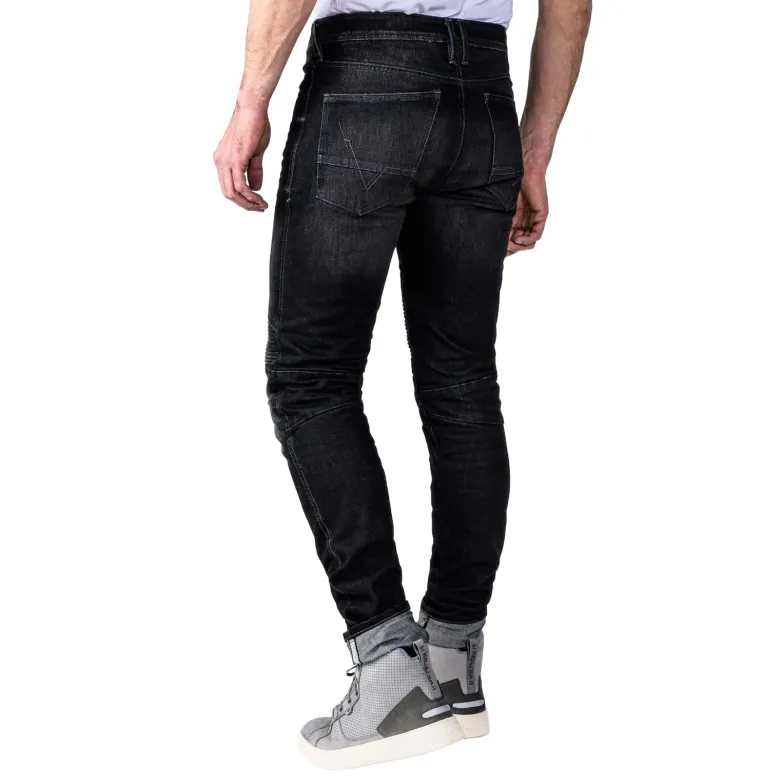Jeansy motocyklowe REVIT MOTO 2 DARK GREY USED szary
