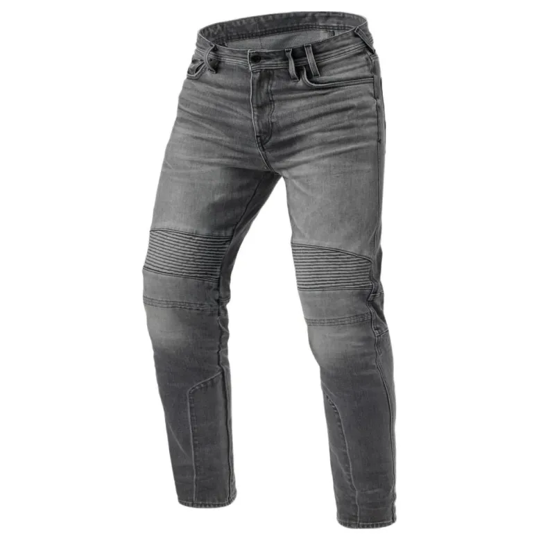 Jeansy motocyklowe REVIT MOTO 2 MEDIUM GREY USED szary