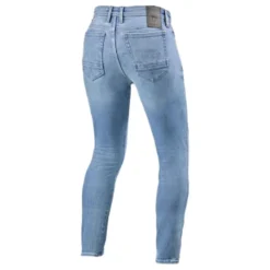 Jeansy motocyklowe REVIT PISTON 3 LIGHT BLUE VINTAGE niebieski