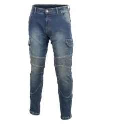 Jeansy motocyklowe SECA SQUARE BLUE niebieski