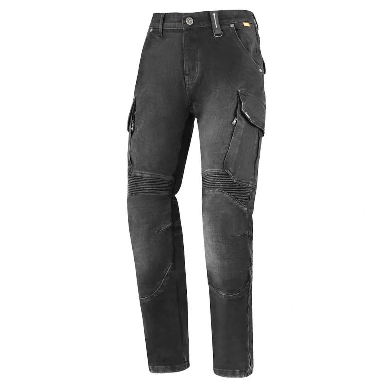 Jeansy motocyklowe SECA SQUARE II BLACK czarny