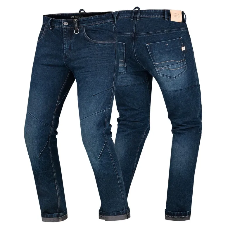 Jeansy motocyklowe SHIMA DEVON MEN DARK BLUE granatowy niebieski