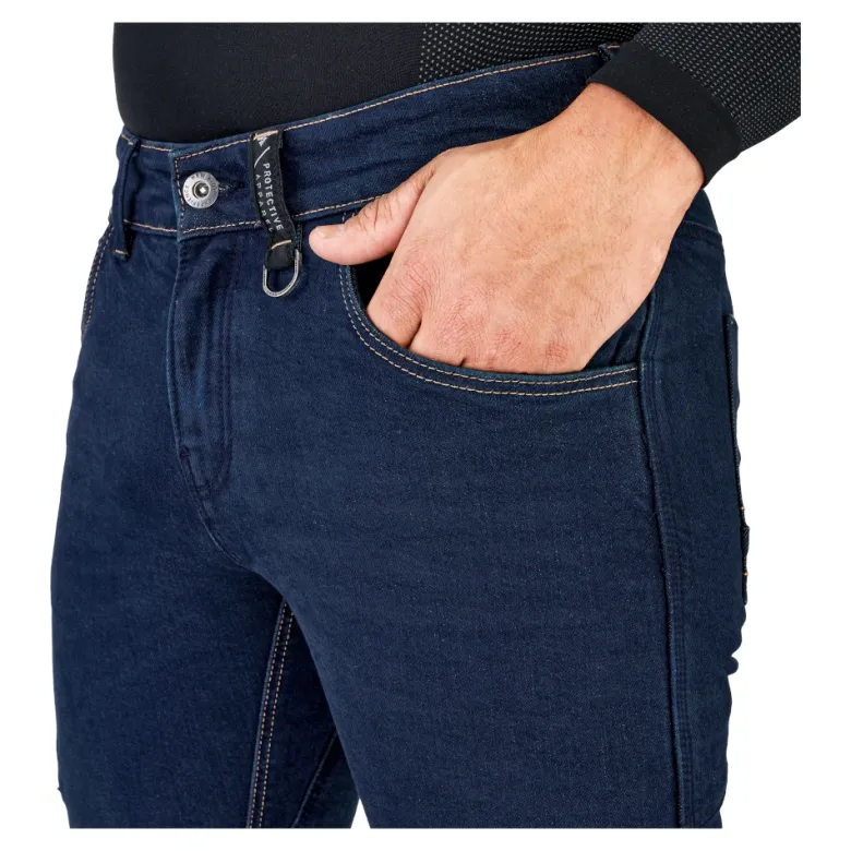 Jeansy motocyklowe SHIMA DEVON MEN DARK BLUE granatowy niebieski