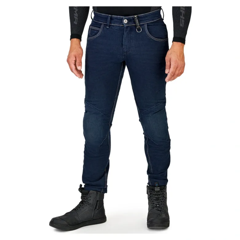 Jeansy motocyklowe SHIMA DEVON MEN DARK BLUE granatowy niebieski