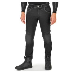 Jeansy motocyklowe SHIMA DEVON MEN BLACK czarny