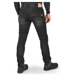 Jeansy motocyklowe SHIMA DEVON MEN BLACK czarny