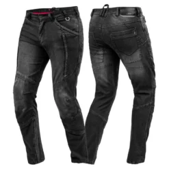 Jeansy motocyklowe SHIMA GHOST BLK czarny