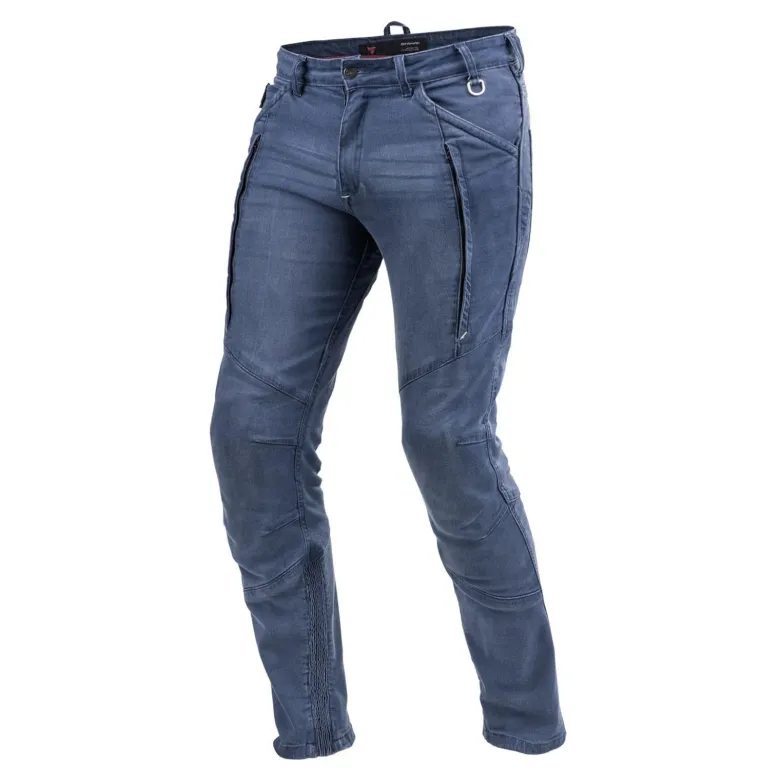 Jeansy motocyklowe SHIMA GHOST BLU niebieski