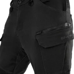 Jeansy motocyklowe SHIMA GIRO 3.0 BLACK czarny
