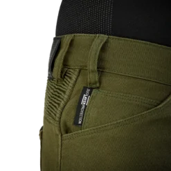 Jeansy motocyklowe SHIMA GIRO 3.0 KHAKI zielony