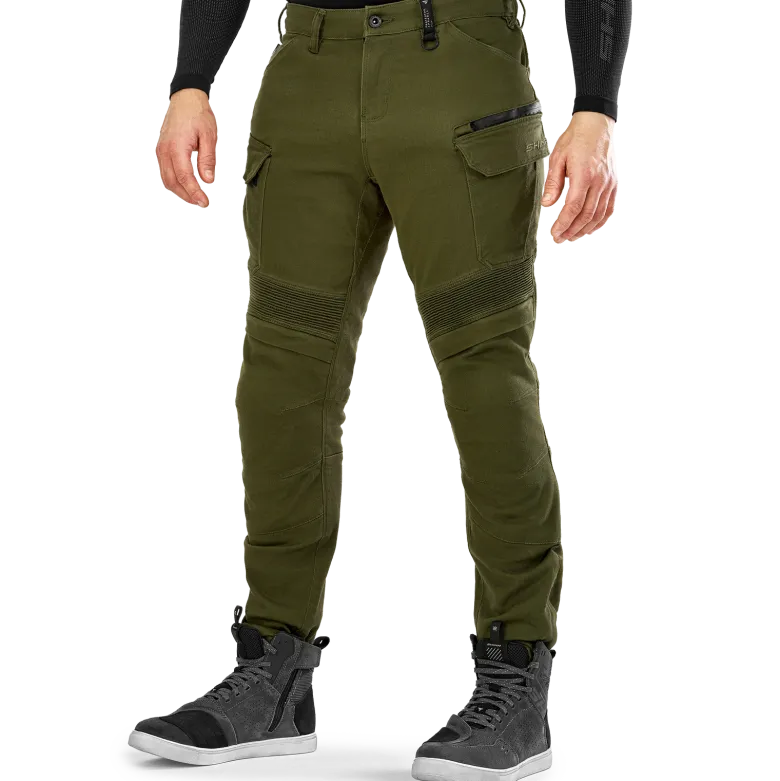 Jeansy motocyklowe SHIMA GIRO 3.0 KHAKI zielony