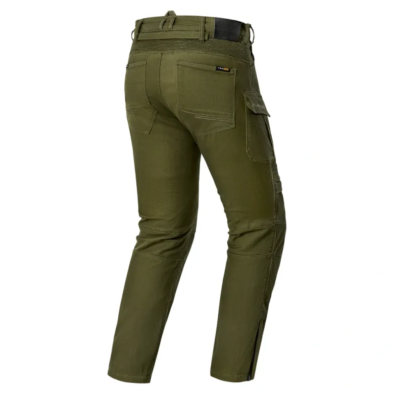 Jeansy motocyklowe SHIMA GIRO 3.0 KHAKI zielony