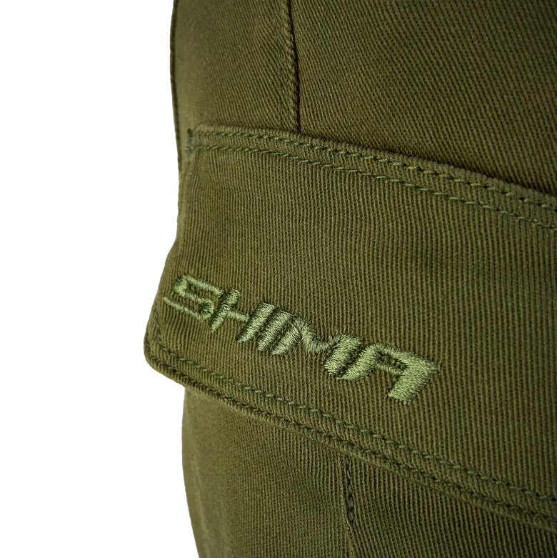 Jeansy motocyklowe SHIMA GIRO 3.0 KHAKI zielony