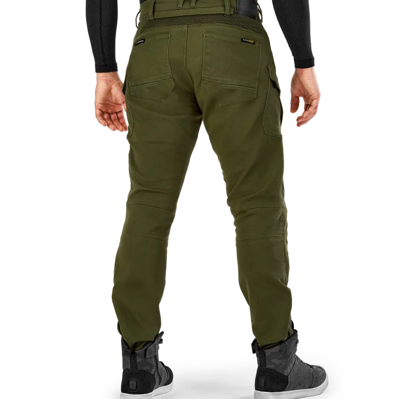 Jeansy motocyklowe SHIMA GIRO 3.0 KHAKI zielony