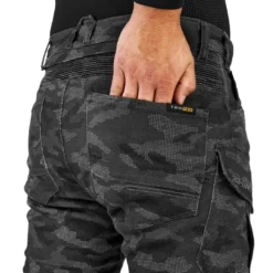 Jeansy motocyklowe SHIMA GIRO 3.0 CAMO szary czarny