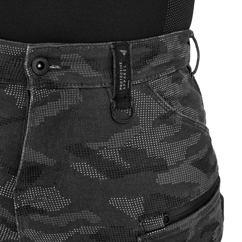 Jeansy motocyklowe SHIMA GIRO 3.0 CAMO szary czarny