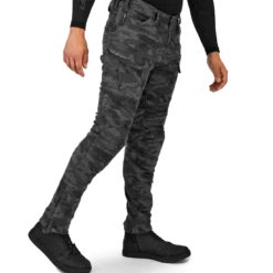 Jeansy motocyklowe SHIMA GIRO 3.0 CAMO szary czarny