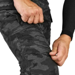 Jeansy motocyklowe SHIMA GIRO 3.0 CAMO szary czarny