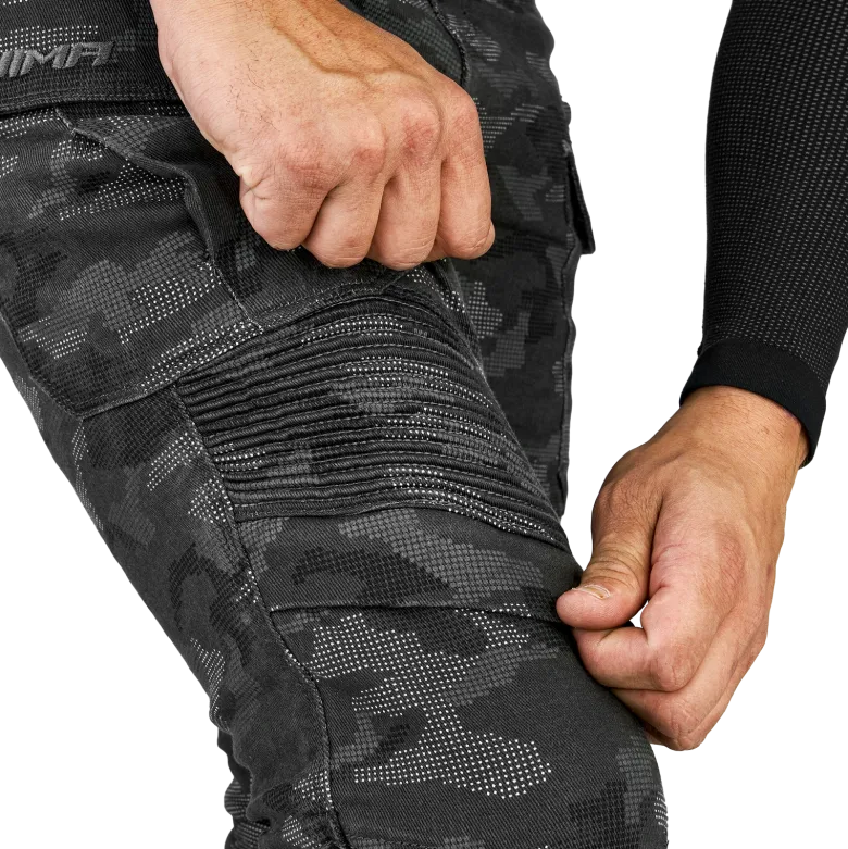 Jeansy motocyklowe SHIMA GIRO 3.0 CAMO szary czarny