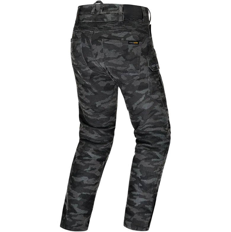 Jeansy motocyklowe SHIMA GIRO 3.0 CAMO szary czarny
